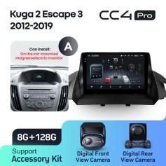 Radio samochodowe Teyes CC4 Pro 2k 8+128 Gb Ford Kuga 2 / Escape 3 2012-2019 (A) 9"