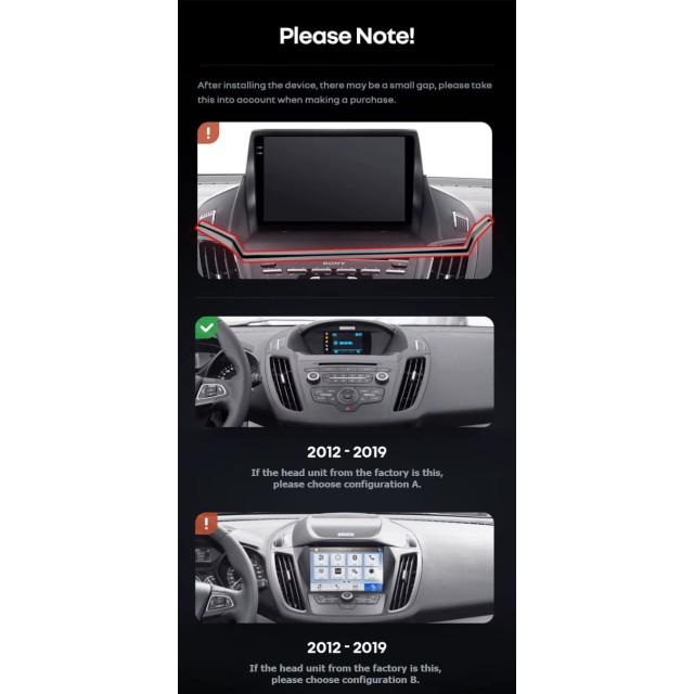 Radio samochodowe Teyes CC4 Pro 2k 8+128 Gb Ford Kuga 2 / Escape 3 2012-2019 (A) 9"
