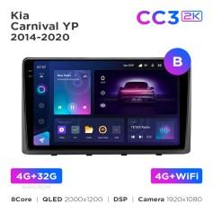 Radio samochodowe Teyes CC3 2k 4+32 Gb Kia Carnival 3 YP 2014-2021 (F1) (B) 9"