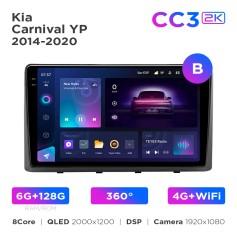Radio samochodowe Teyes CC3 2k 6+128 Gb 360° Kia Carnival 3 YP 2014-2021 (F1) (B) 9
