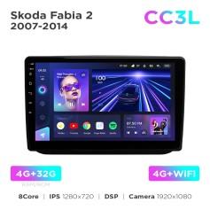 Radio samochodowe do Skoda Fabia 2 2007-2014 Teyes CC3L 4+32 Gb 10"