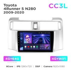Radio samochodowe Teyes CC3L 4+64 Gb Toyota 4Runner 5 N280 2009-2020 9"