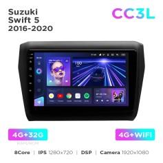 Radio samochodowe do Suzuki Swift 5 2016-2020 Teyes CC3L 4+32 Gb 9"