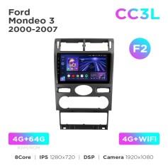 Radio samochodowe Teyes CC3L 4+64 Gb Ford Mondeo 3 2000-2007 (F2) 9"