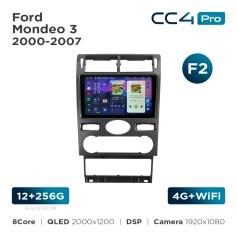 Radio samochodowe Teyes CC4 Pro 2k 12+256 Gb Ford Mondeo 3 2000-2007 (F2) 9"