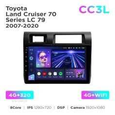 Radio samochodowe do Toyota Land Cruiser 70 Series LC 79 2007-2020 Teyes CC3L 4+32 Gb 9"