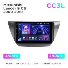 Radio samochodowe do Mitsubishi Lancer 9 CS 2000-2010 Teyes CC3L 4+32 Gb 9"