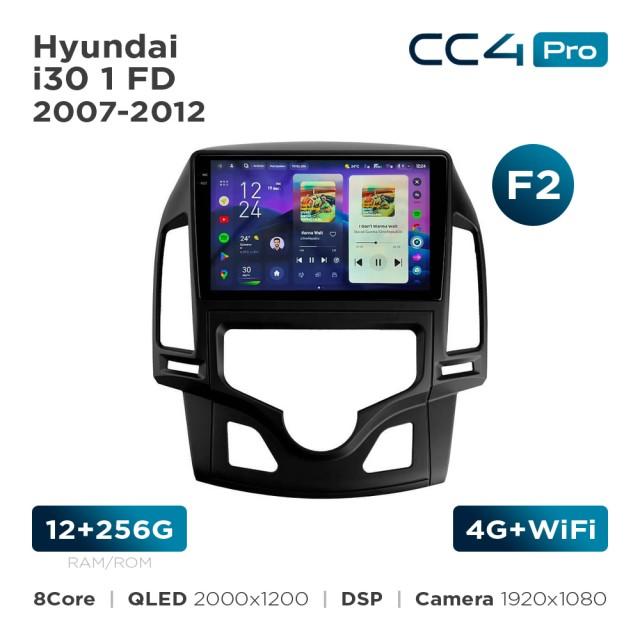 Radio samochodowe Teyes CC4 Pro 2k 12+256 Gb Hyundai i30 1 FD 2007-2012 (F2) 9"