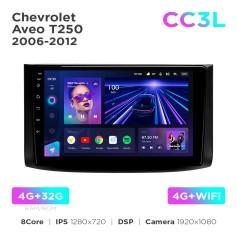 Radio samochodowe do Chevrolet Aveo T250 2006-2012 / Nexia 1 2020-2022 Teyes CC3L 4+32 Gb 9"