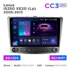 Radio samochodowe Teyes CC3 2k 4+32 Gb Lexus IS250 XE20 (Lp) 2005-2013 10"