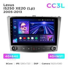 Radio samochodowe Teyes CC3L 4+64 Gb Lexus IS250 XE20 (Lp) 2005-2013 10"