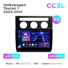 Radio samochodowe do Volkswagen Touran 1 2003-2010 (F2) Teyes CC3L 4+32 Gb 10"