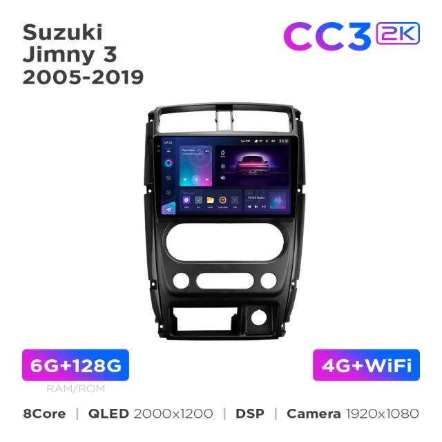 Radio samochodowe Teyes CC3 2k 6+128 Gb Suzuki Jimny 3 2005-2019 9"