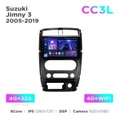 Radio samochodowe do Suzuki Jimny 3 2005-2019 Teyes CC3L 4+32 Gb 9"