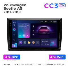 Radio samochodowe Teyes CC3 2k 4+32 Gb Volkswagen Beetle A5 2011-2019 9