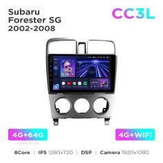 Radio samochodowe Teyes CC3L 4+64 Gb Subaru Forester SG 2002-2008 9"