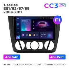 Radio samochodowe Teyes CC3 2k 4+64 Gb BMW 1-series E88/E82/E81/E87 2004-2011 (F1) 9"
