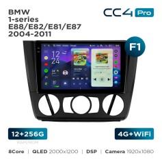 Radio samochodowe Teyes CC4 Pro 2k 12+256 Gb BMW 1-series E88/E82/E81/E87 2004-2011 (F1) 9"