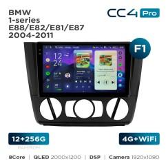 Radio samochodowe Teyes CC4 Pro 2k 12+256 Gb BMW 1-series E88/E82/E81/E87 2004-2011 (F1) 9"