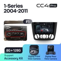 Radio samochodowe Teyes CC4 Pro 2k 8+128 Gb BMW 1-series E88/E82/E81/E87 2004-2011 (F1) 9"