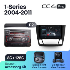 Radio samochodowe Teyes CC4 Pro 2k 8+128 Gb BMW 1-series E88/E82/E81/E87 2004-2011 (F2) 9"