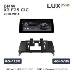Radio samochodowe Teyes LUX ONE 6+128 Gb BMW X3 F25 CIC 2010-2014 12.3"