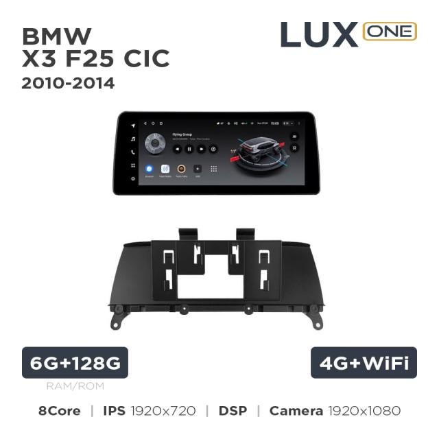 Radio samochodowe Teyes LUX ONE 6+128 Gb BMW X3 F25 CIC 2010-2014 12.3"