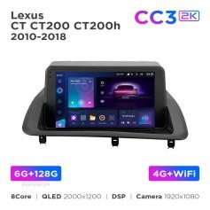 Radio samochodowe Teyes CC3 2k 6+128 Gb Lexus CT CT200 CT200h 2010-2018 9