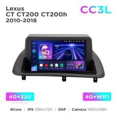 Radio samochodowe do Lexus CT CT200 CT200h 2010-2018 Teyes CC3L 4+32 Gb 9"