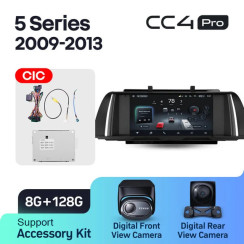 Radio samochodowe Teyes CC4 Pro 2k 8+128 Gb BMW 5-Series F10/F11 CIC 2009-2013 9"