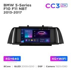 Radio samochodowe Teyes CC3 2k 4+64 Gb BMW 5-Series F10/F11 NBT 2013-2017 9"