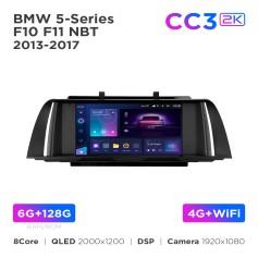 Radio samochodowe Teyes CC3 2k 6+128 Gb BMW 5-Series F10/F11 NBT 2013-2017 9