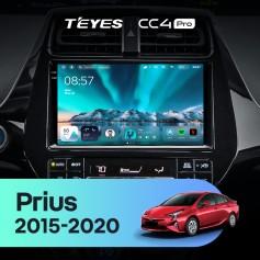 Radio samochodowe Teyes CC4 Pro 2k 12+256 Gb Toyota Prius XW50 2015-2020 9"