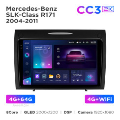 Radio samochodowe Teyes CC3 2k 4+64 Gb Mercedes-Benz SLK-Class R171 2004-2011 9