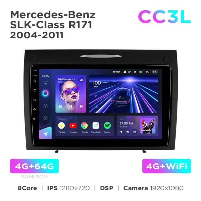 Radio samochodowe Teyes CC3L 4+64 Gb Mercedes-Benz SLK-Class R171 2004-2011 9"