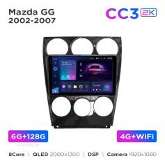Radio samochodowe Teyes CC3 2k 6+128 Gb Mazda 6 GG 2002-2007 9