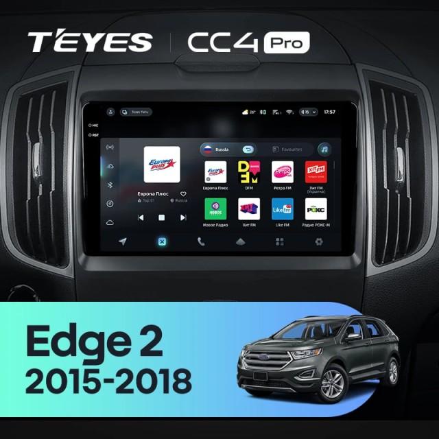 Radio samochodowe Teyes CC4 Pro 2k 8+128 Gb Ford Edge 2 2015-2018 (F1) 9"