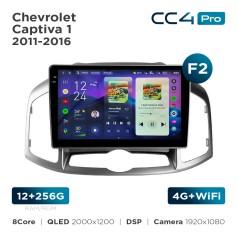 Radio samochodowe Teyes CC4 Pro 2k 12+256 Gb Chevrolet Captiva 1 2011-2016 (F2) 10"