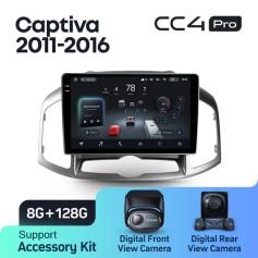 Radio samochodowe Teyes CC4 Pro 2k 8+128 Gb Chevrolet Captiva 1 2011-2016 (F2) 10"