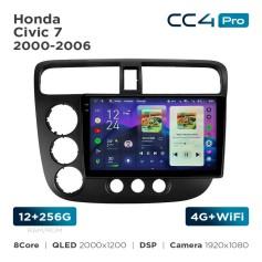 Radio samochodowe Teyes CC4 Pro 2k 12+256 Gb Honda Civic 7 2000-2006 9"