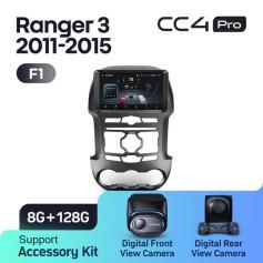Radio samochodowe Teyes CC4 Pro 2k 8+128 Gb Ford Ranger 3 2011-2015 (F1) 9"