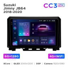 Radio samochodowe Teyes CC3 2k 6+128 Gb Suzuki Jimny JB64 2018-2020 9"