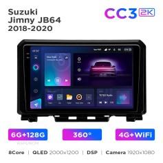 Radio samochodowe Teyes CC3 2k 6+128 Gb 360° Suzuki Jimny JB64 2018-2020 9