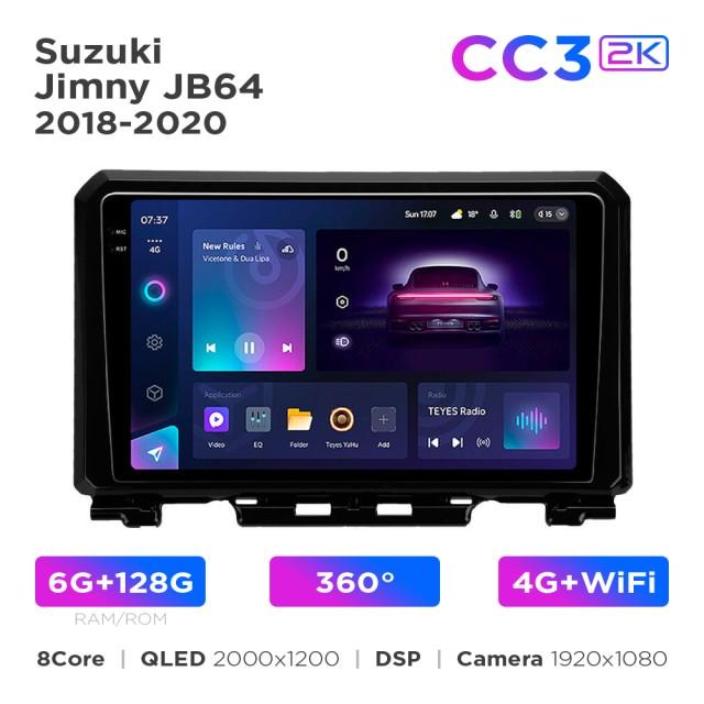 Radio samochodowe Teyes CC3 2k 6+128 Gb 360° Suzuki Jimny JB64 2018-2020 9