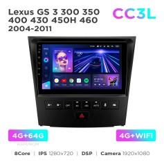 Radio samochodowe Teyes CC3L 4+64 Gb Lexus GS 3 300 350 400 430 450H 460 2004-2011 9"