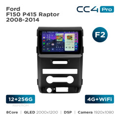 Radio samochodowe Teyes CC4 Pro 2k 12+256 Gb Ford F150 P415 Raptor 2008-2014 (F2) 9"