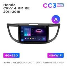 Radio samochodowe Teyes CC3 2k 4+32 Gb Honda CR-V 4 RM RE 2011-2018 (A) 9"