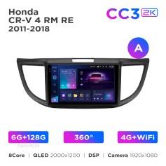 Radio samochodowe Teyes CC3 2k 6+128 Gb 360° Honda CR-V 4 RM RE 2011-2018 (A) 9