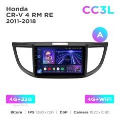 Radio samochodowe do Honda CR-V 4 RM RE 2011-2018 (A) Teyes CC3L 4+32 Gb 9"
