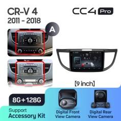 Radio samochodowe Teyes CC4 Pro 2k 8+128 Gb Honda CR-V 4 RM RE 2011-2018 (A) 9"